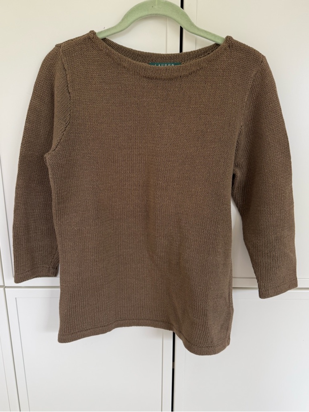 Lauren Ralph Lauren Quarter Sleeve Cotton Sweater